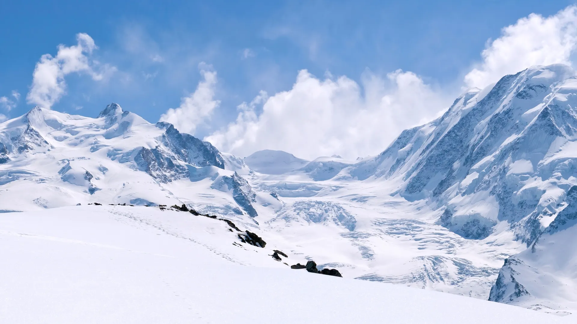 冬天 山脉 自然 风景 冰 寒冷 户外 雪峰  电脑壁纸 4K壁纸