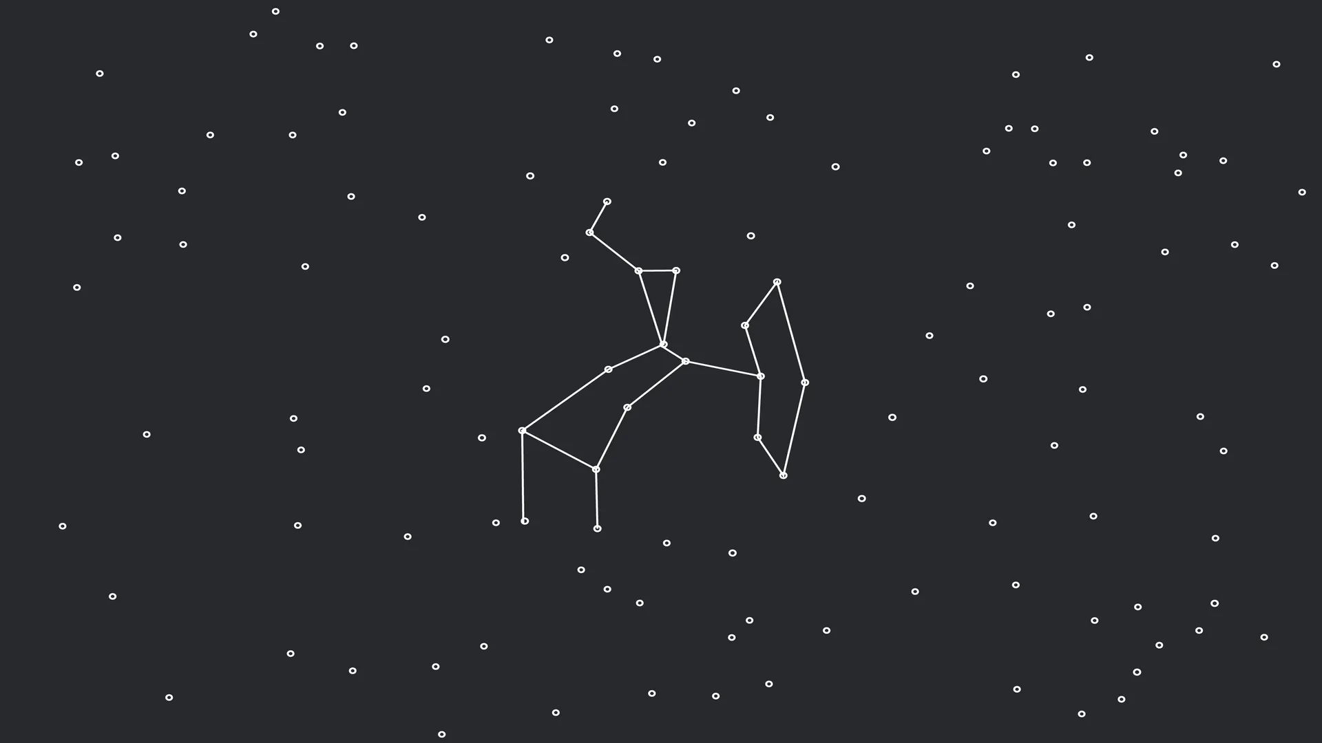 极简主义 星星 线条 艺术 星座 电脑壁纸 8K壁纸