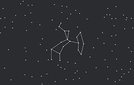 极简主义 星星 线条 艺术 星座 电脑壁纸 8K壁纸