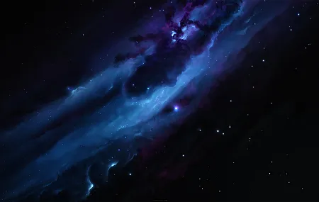 星空科技 星云 太空 空间艺术 AI艺术 蓝色 