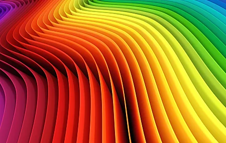 抽象 波浪线 彩色  电脑壁纸 4K壁纸