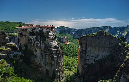 气象 房屋 树木 自然 风景 天空 摄影 岩石  电脑壁纸 4K壁纸