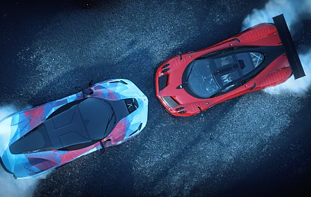 乘务 赛车 帕加尼华拉 法拉利拉法拉利 意大利超级跑车 电子游戏 顶视图 帕加尼 法拉利 车辆 红色汽车 超级跑车 