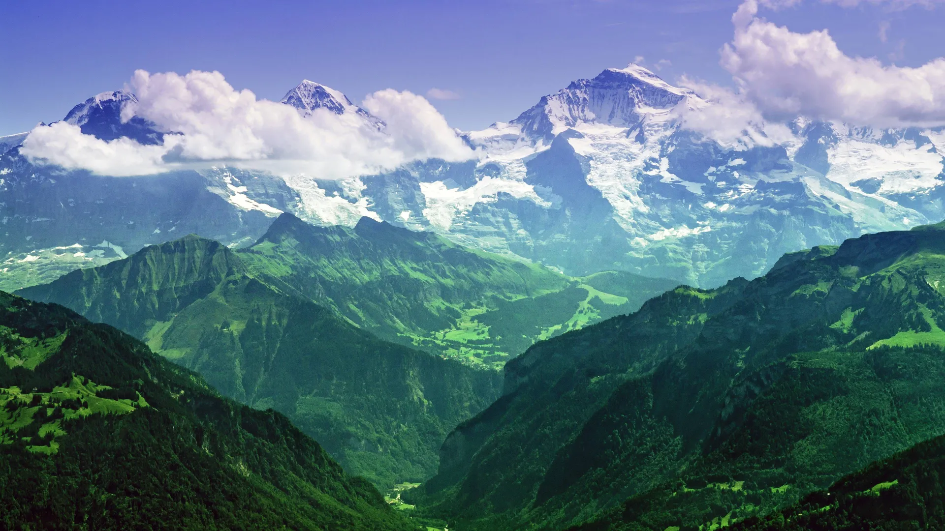 自然 云 山 风景 自然 天空 蓝色 电脑壁纸 4K壁纸