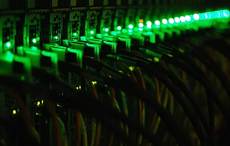 网络 服务器 计算机 技术 数据中心 电线 绿色 
