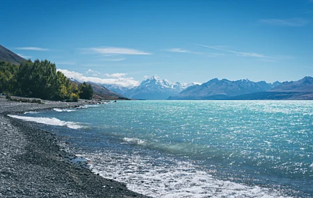 风景 自然 湖 湖泊 山脉  电脑壁纸 4K壁纸