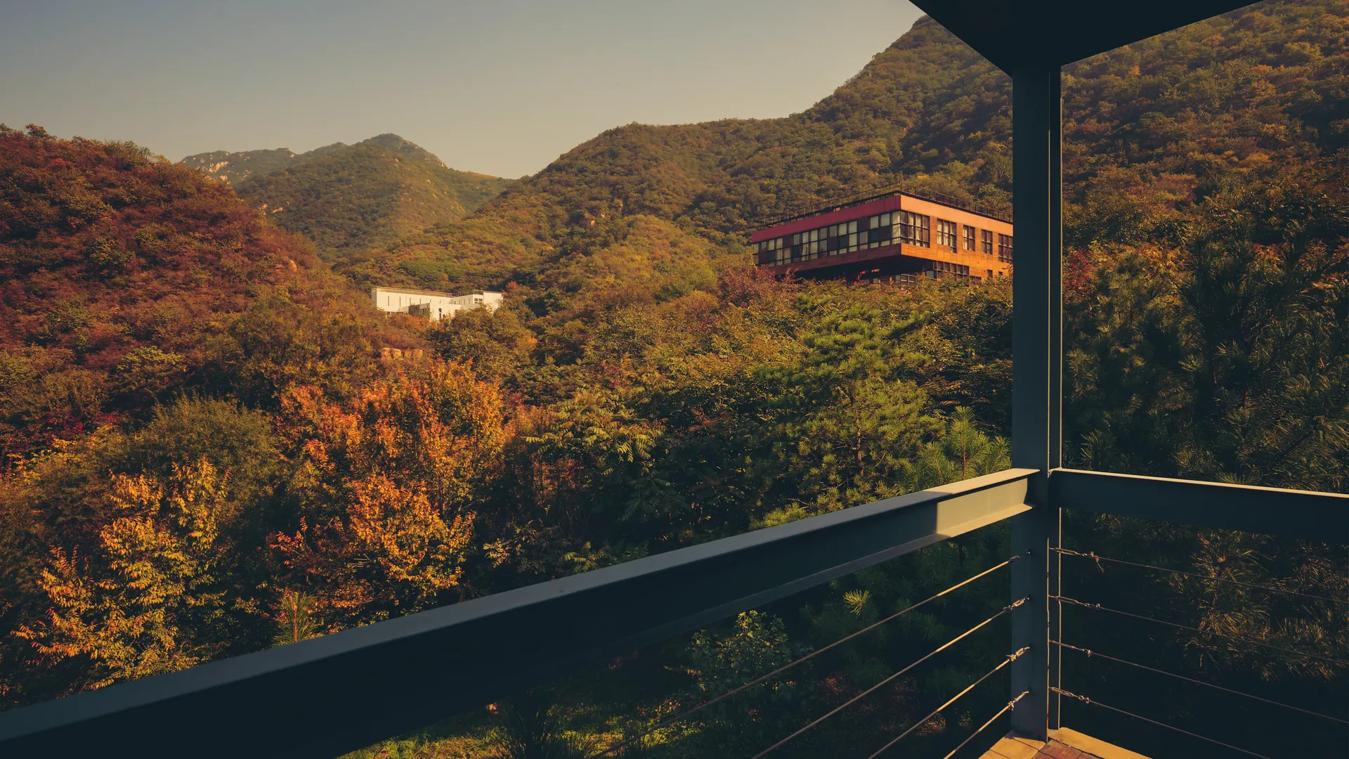 风景 建筑 山 秋天 树 森林 中国 北京  电脑壁纸 4K壁纸