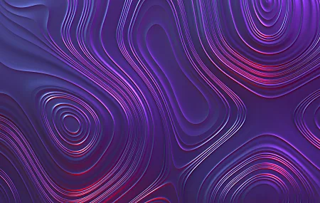 抽象 波浪线 漩涡 形状 AI艺术 紫色 纯色  电脑壁纸 4K壁纸