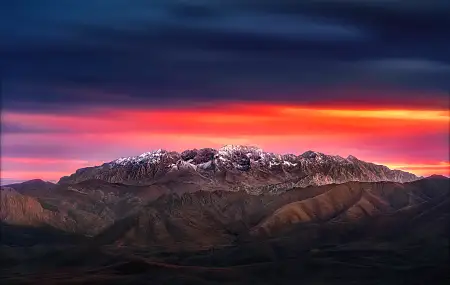 风景 摄影 日落 山脉 抽象 自然 雪 云