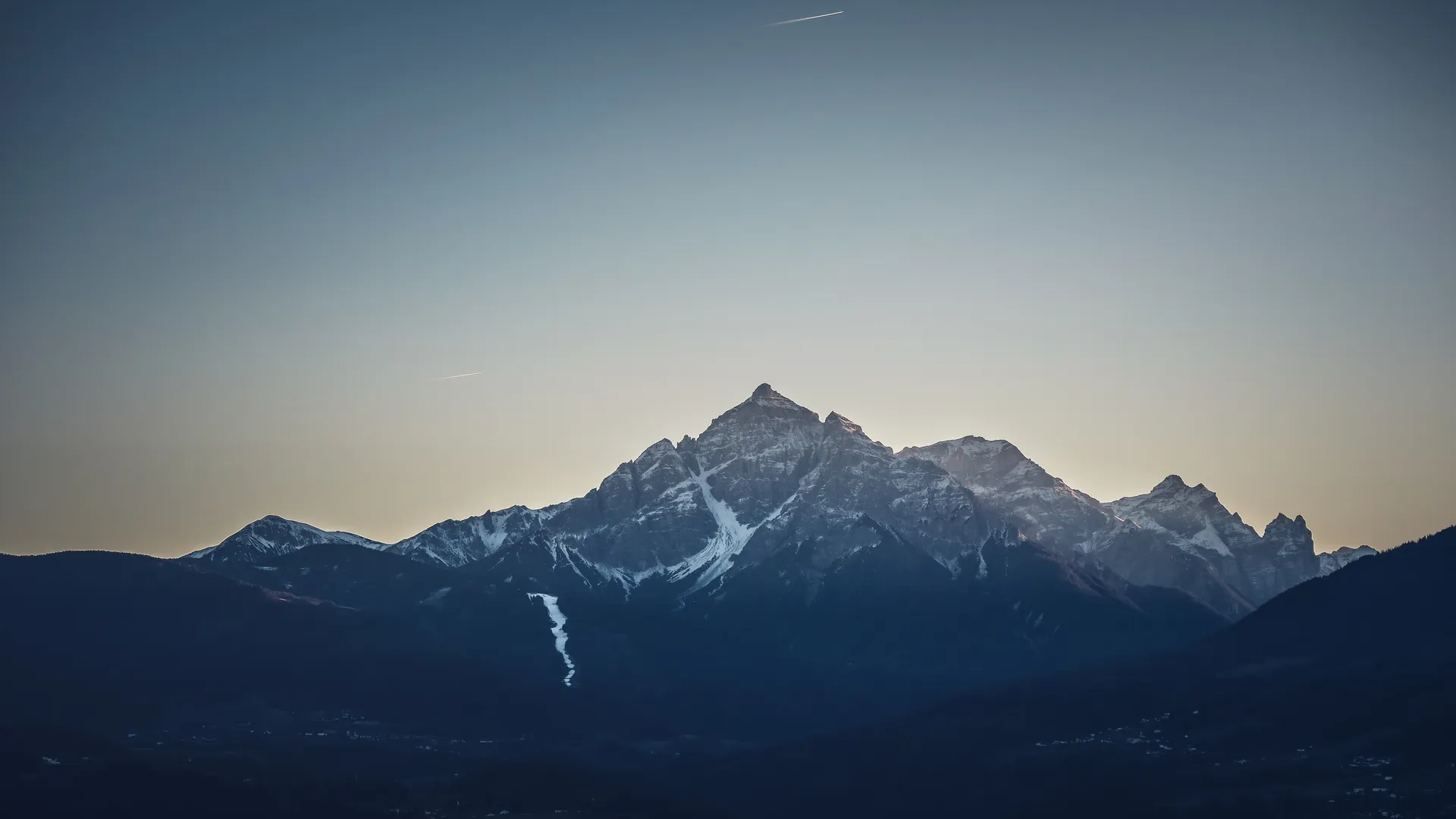 自然 雪 树 山 天空 风景 