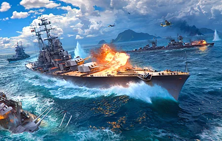 军舰世界 海洋 战舰 电子游戏 二战 电脑游戏 电子游戏艺术 舰船 海战 
