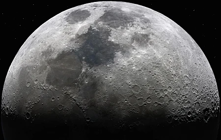 月亮 空间 星星 单色 摄影 空间艺术 数码艺术 