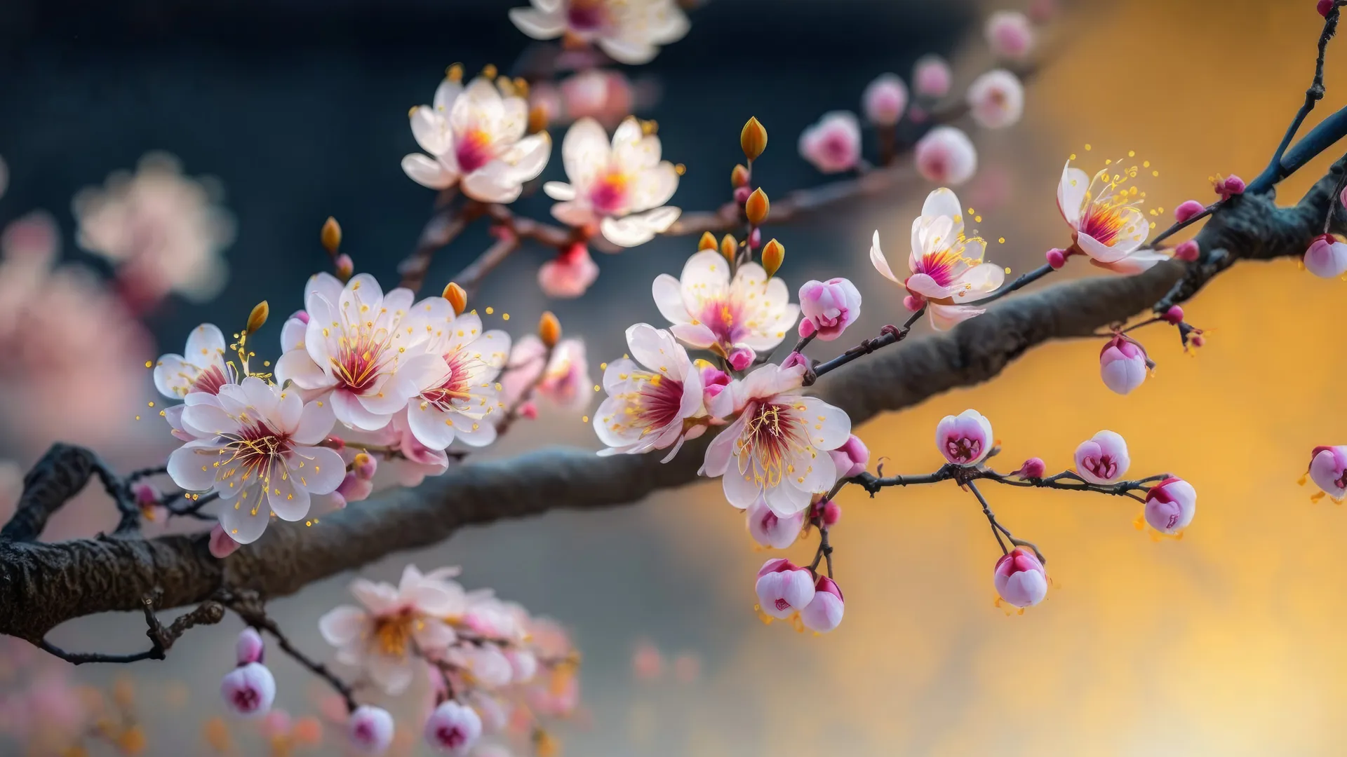 艺术 樱花 花 枝 自然 