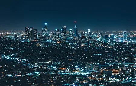 城市 灯光 城市景观 夜晚 