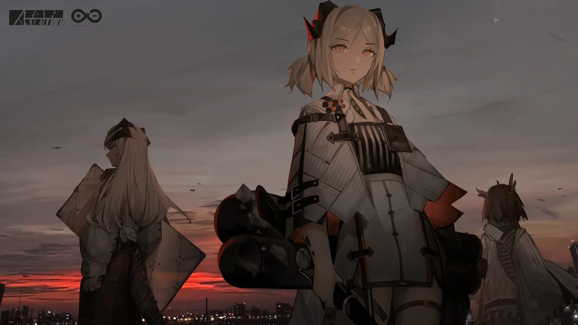 金发女郎 动漫女孩 角 明日方舟 明日方舟 明日方舟 明日方舟 