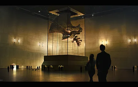 ALENICE，艺术品，怪兽博物馆(环太平洋)，环太平洋，博物馆，电脑壁纸，4K壁纸