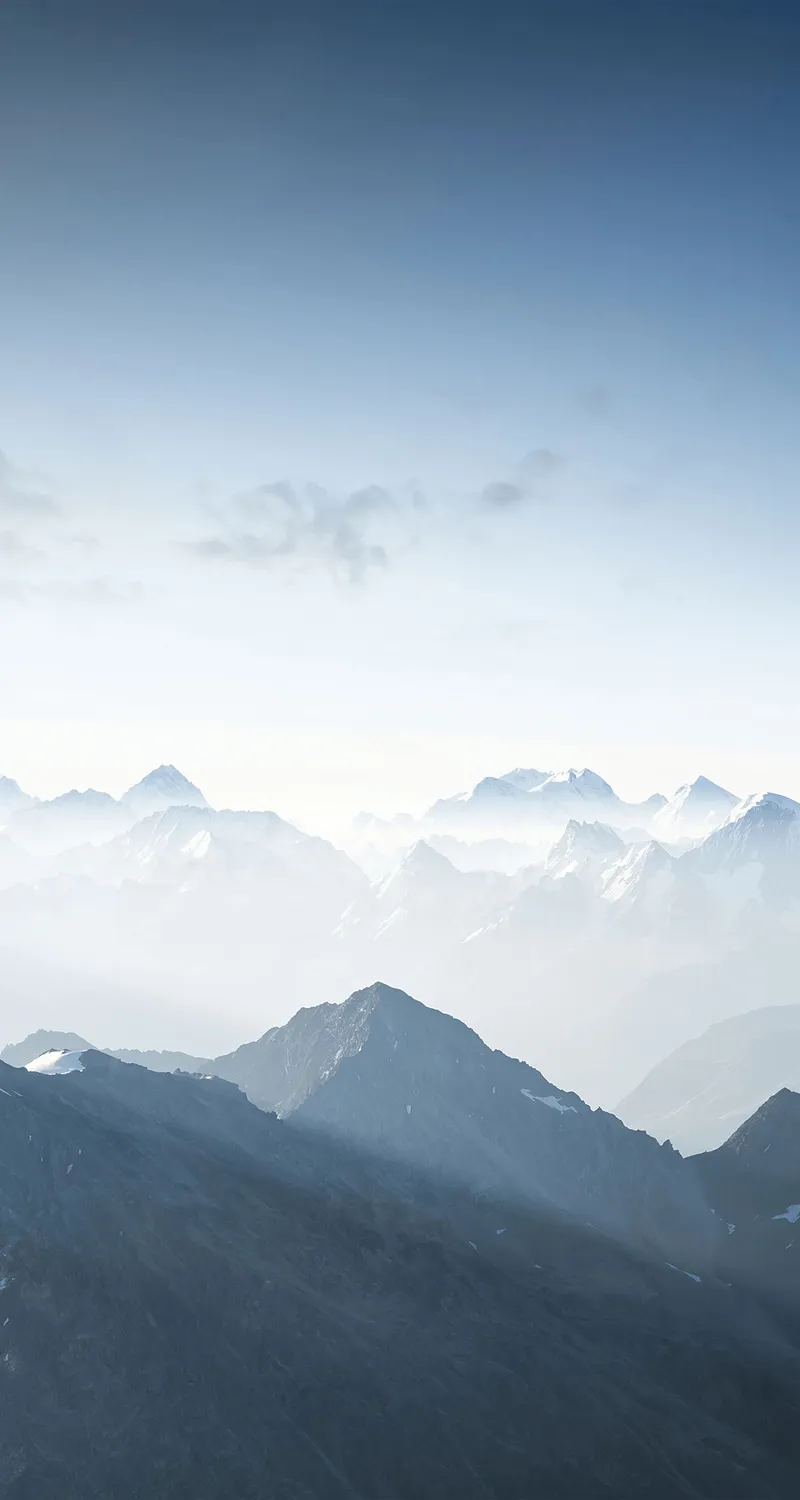 山顶 云 山 天空 雪 风景 自然 4壁纸