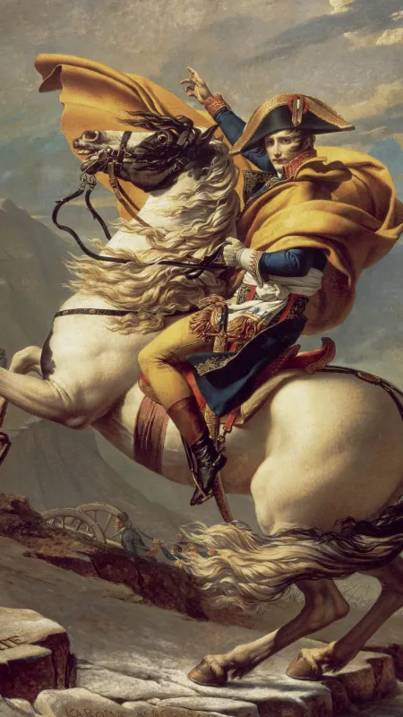 雅克·路易斯·大卫 拿破仑·波拿巴 绘画 法国大革命 古典艺术 4壁纸