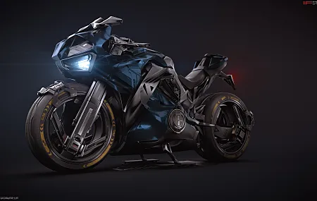 超级自行车 未来主义 摩托车 重型自行车 