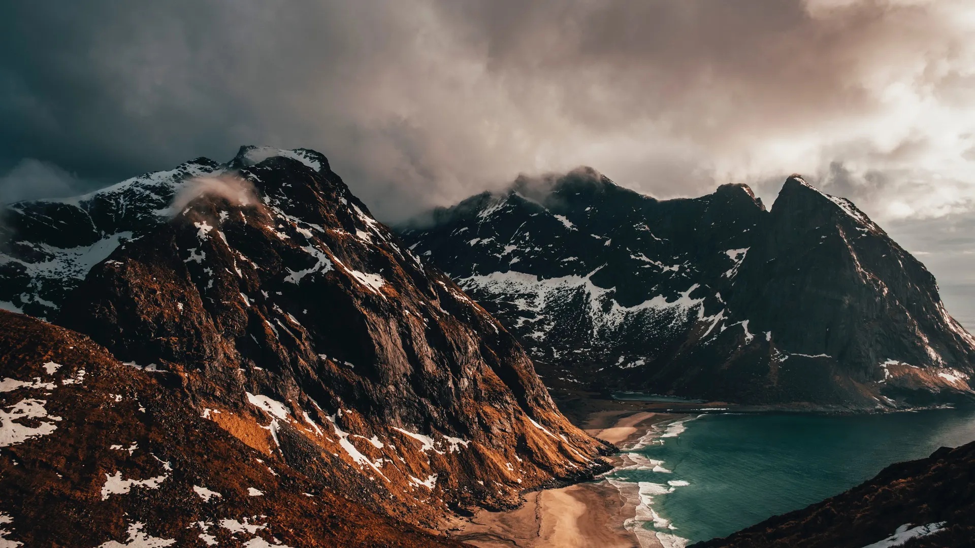 自然 水 雪 山 海滩 