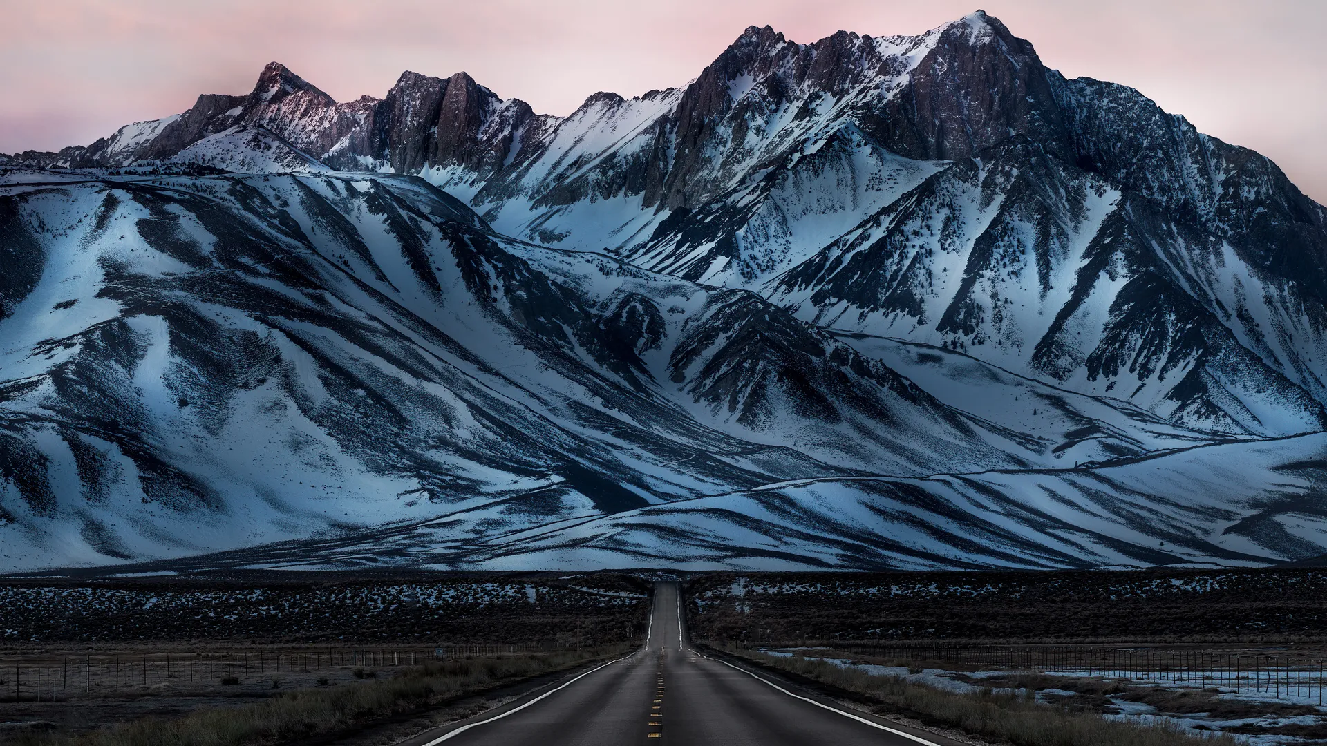 摄影 自然 山脉 雪 山峰 加州 道路 北美 菲尔德 