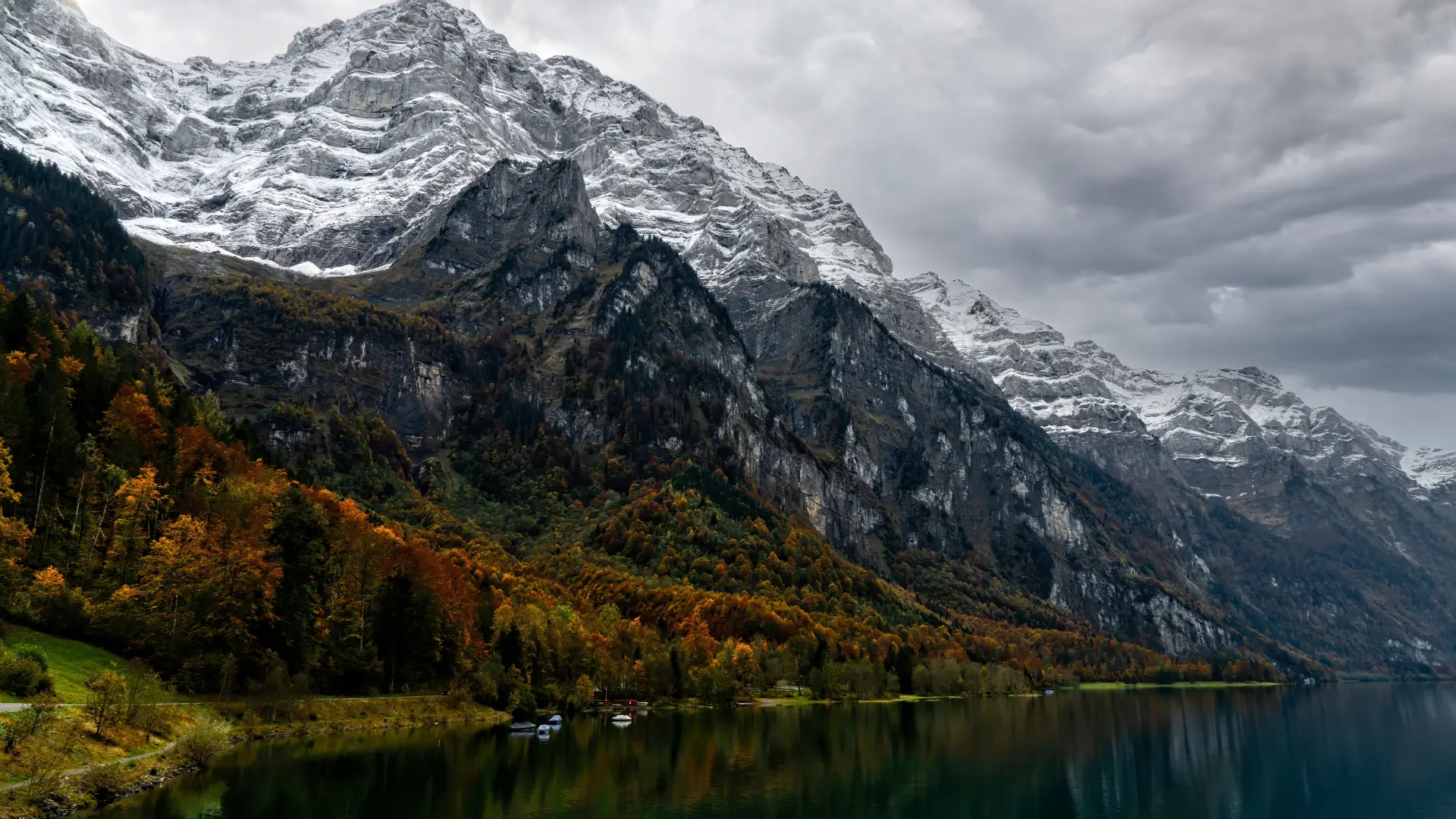 风景 瑞士 湖泊 山脉