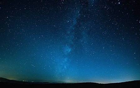 自然 风景 繁星 夜 夜空 长姿 蓝色 流星 天空 