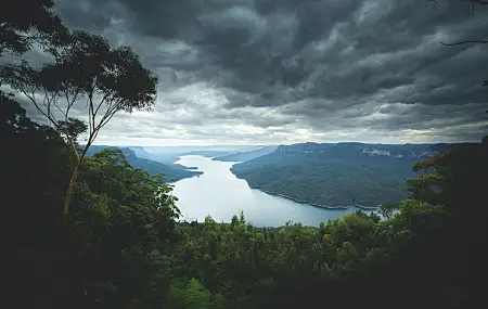 自然 风景 山脉 河流 树木 植物 云 远景 热带 