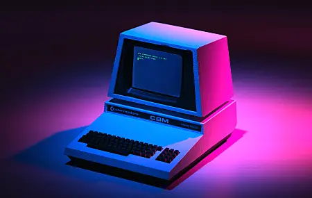 粉色 逆波 计算机 老式 代码 蓝色 聚光灯 
