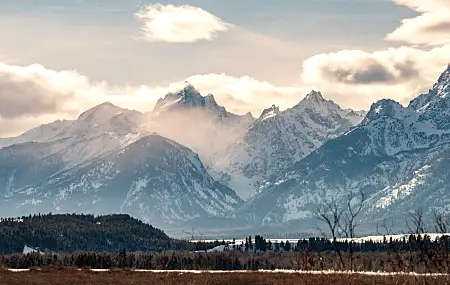 风景 山脉 自然  秋天的山脉