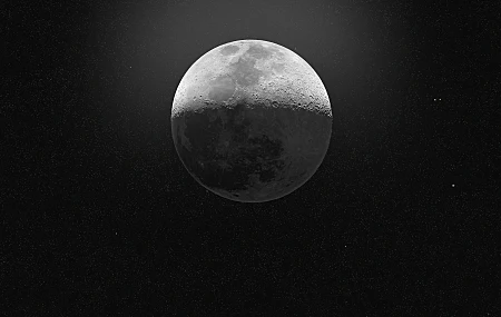 太空 月球 单色 太空艺术 