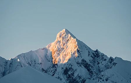 山顶 雪山 山 雪 自然  手机壁纸 4K壁纸