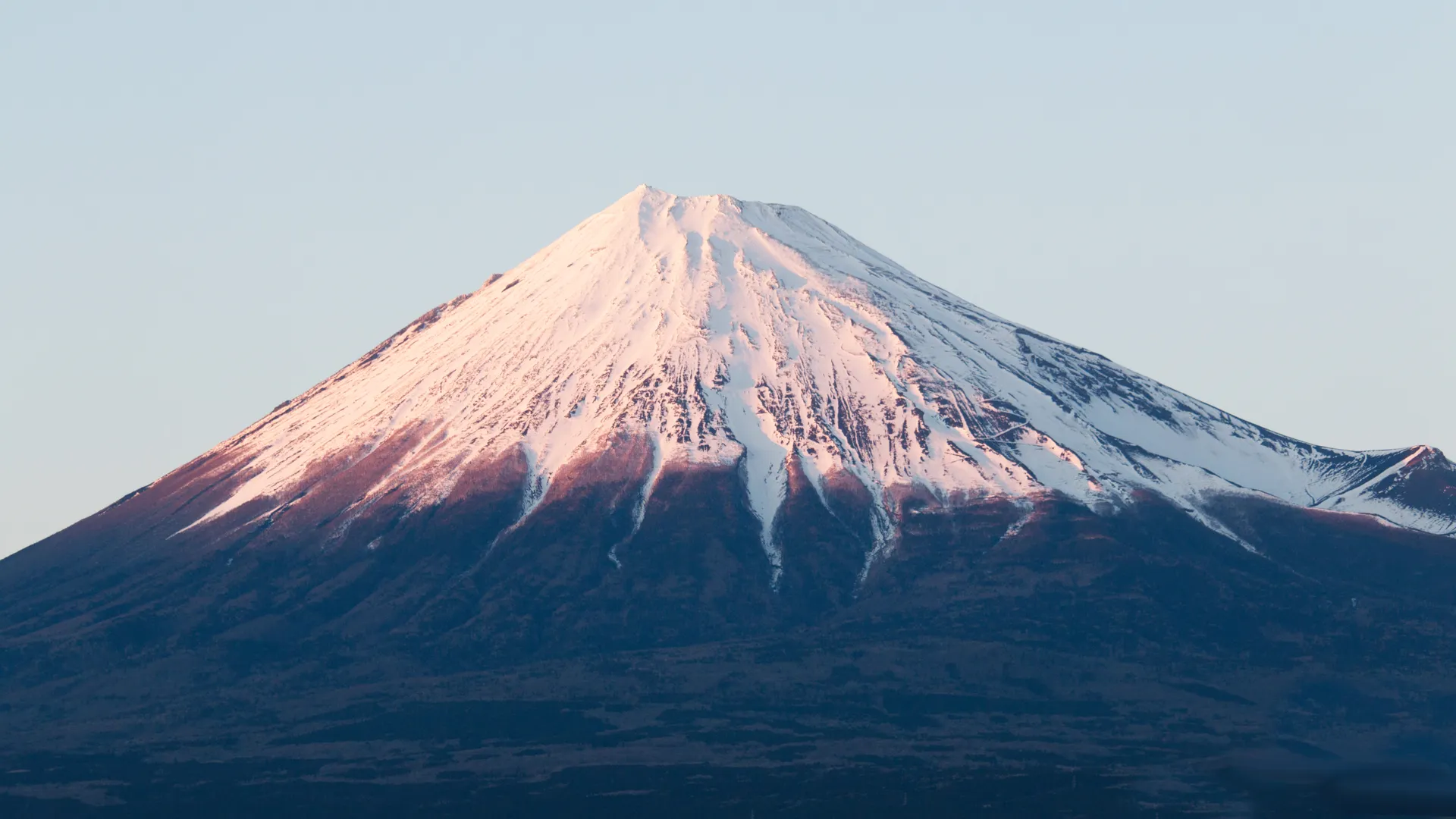 富士山 雪峰 山顶 雪山 自然 景观  电脑壁纸 4K壁纸