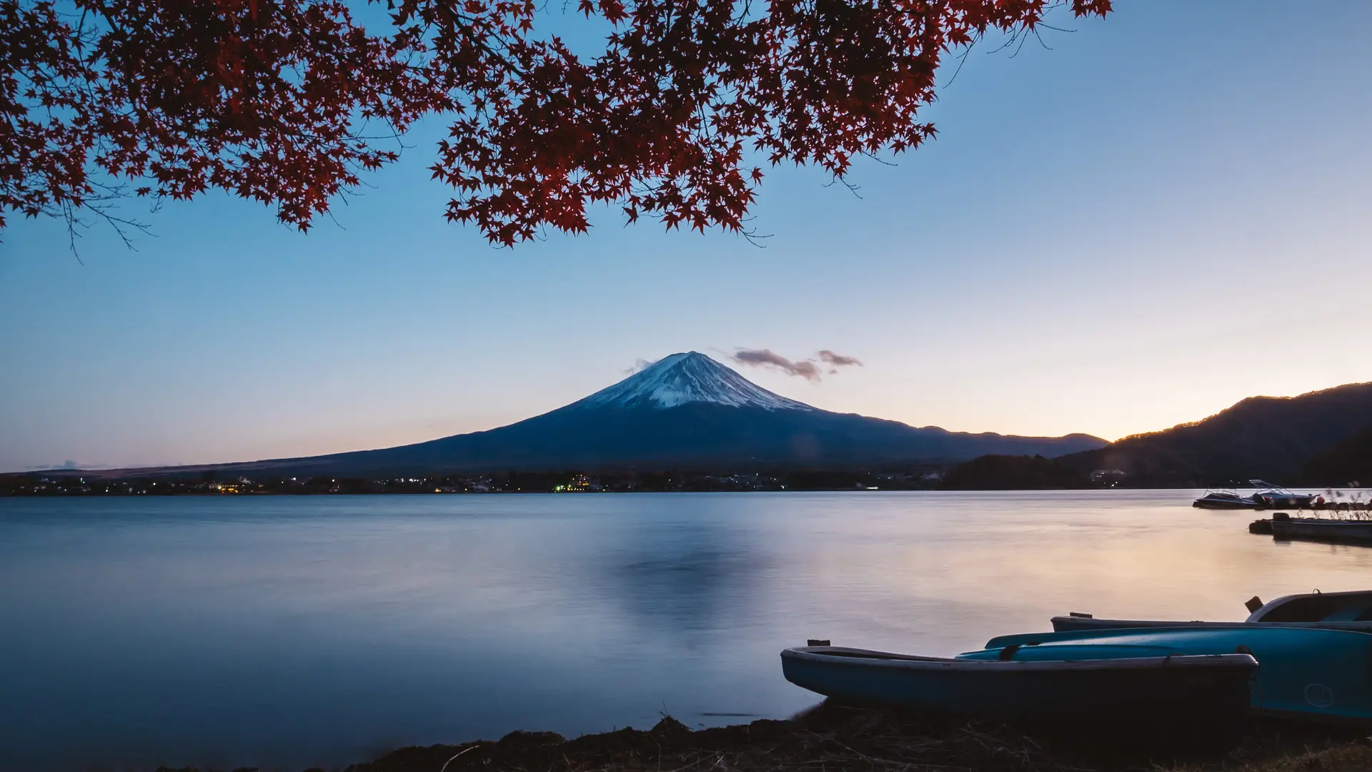 自然 风景 山脉 雪 富士山 湖泊 层状火山 雪山  电脑壁纸 4K壁纸