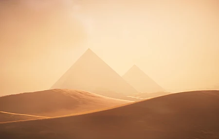 吉萨金字塔 起源 沙漠 金字塔 游戏CG 埃及 电脑壁纸 4K壁纸