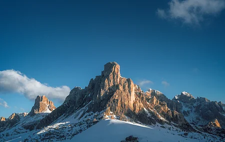 风景 自然 山脉 雪  电脑壁纸 4K壁纸