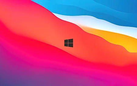彩色 微软视窗 操作系统 徽标 简单背景 桌面  电脑壁纸 4K壁纸