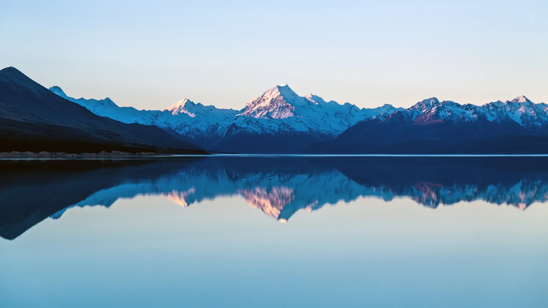 风景 湖泊 山景 反射 自然  电脑壁纸 4K壁纸