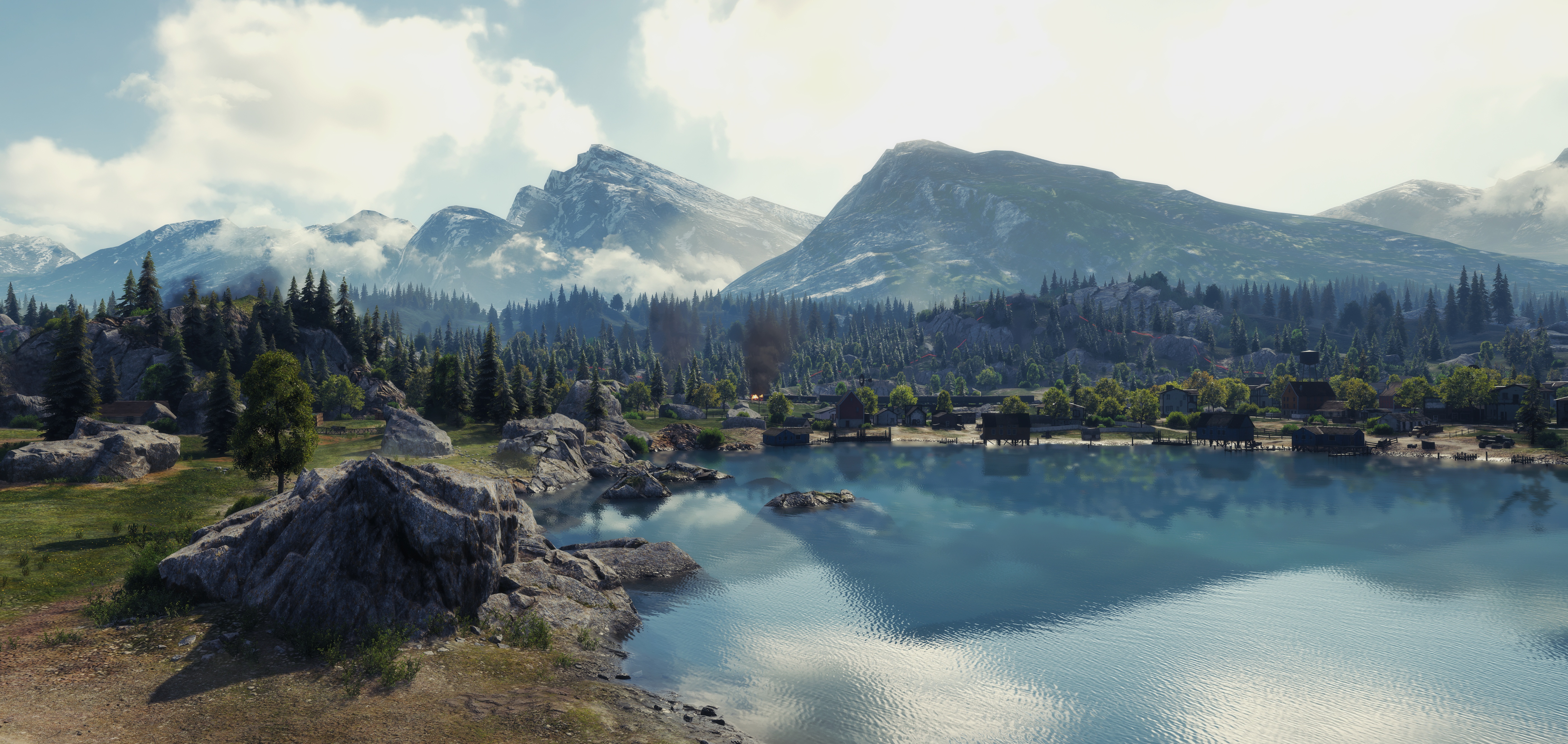 电子游戏 坦克世界 风景 山脉 电脑壁纸 4K壁纸