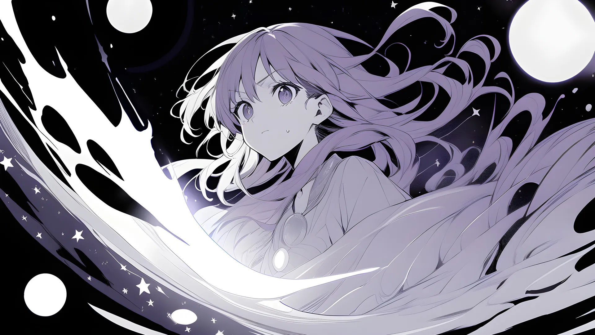 动漫女孩 AI艺术  电脑壁纸 4K壁纸