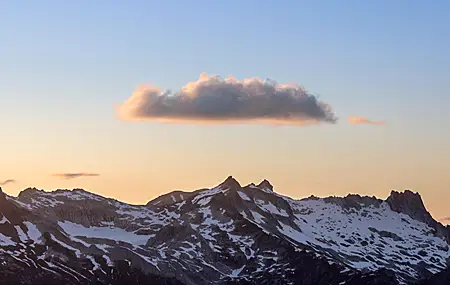 云 自然 景观 山脉 雪 日落  电脑壁纸 4K壁纸