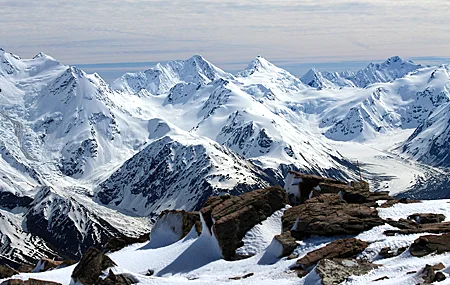 自然 景观 雪峰 雪 山  电脑壁纸 4K壁纸