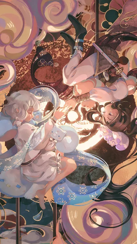  原创人物 奇幻女孩 动漫 动漫女孩 奇幻艺术 4壁纸 手机壁纸 4K壁纸