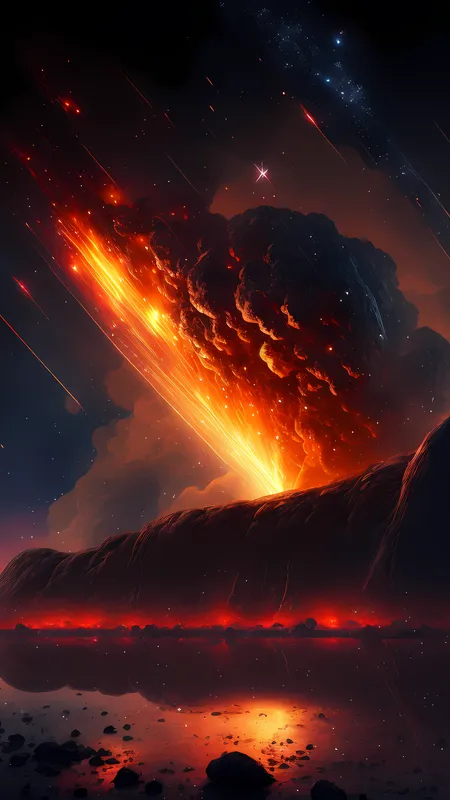 星星 空间 彗星 艺术 手机壁纸 4K壁纸