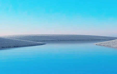  湖 水 简单背景 4K壁纸