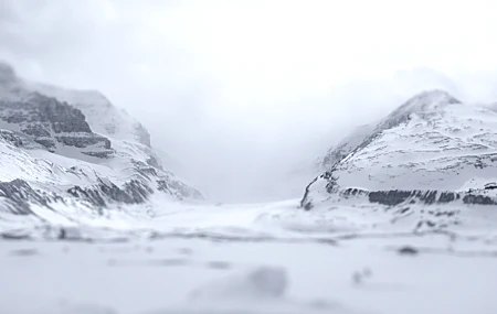 山 自然 雪 雪山 4K壁纸