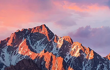 摄影 山 雪 云 自然 风景 4K壁纸