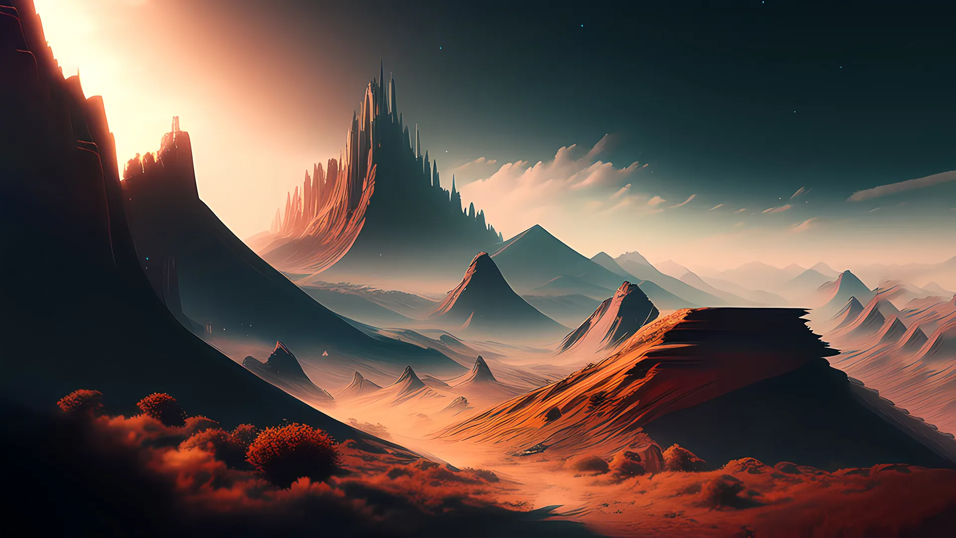 AI艺术 奇幻艺术  电脑壁纸 4K壁纸