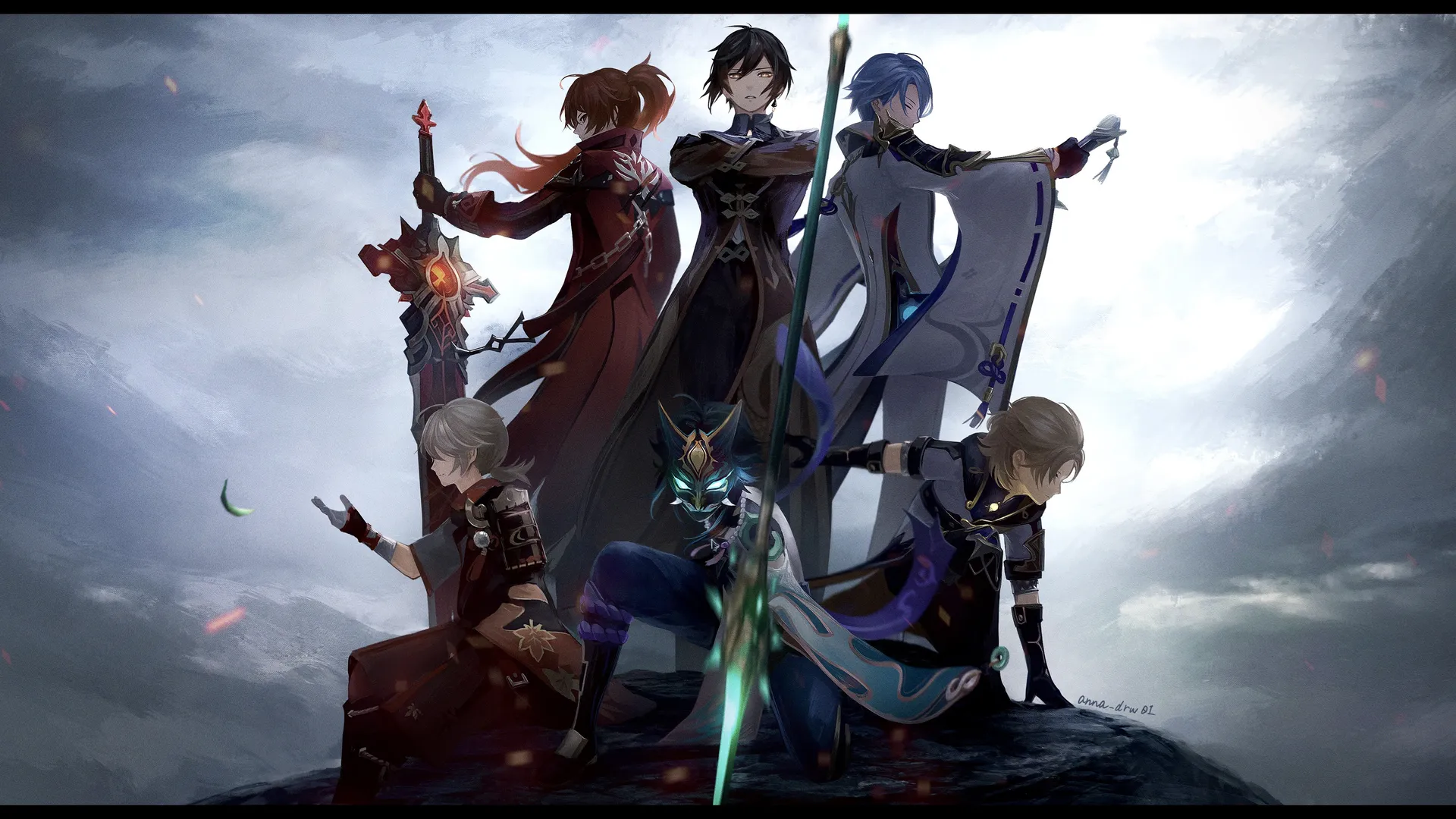 原神 动漫男孩 电脑壁纸 4K壁纸