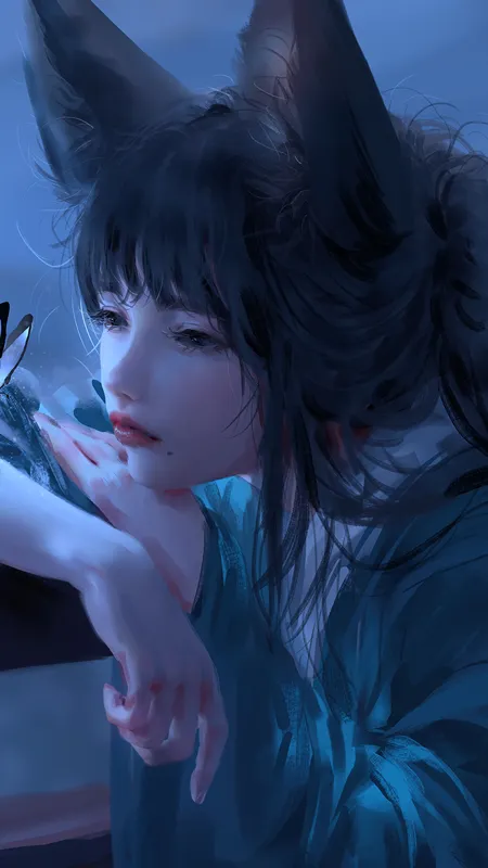 女人 奇幻女孩 插图 艺术作品 手机壁纸 4K壁纸